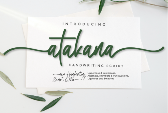 Atakana Script: Elegant Typography for Modern Brands