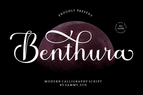 Benthura Script: Crafting Elegance with a Premium Script Font