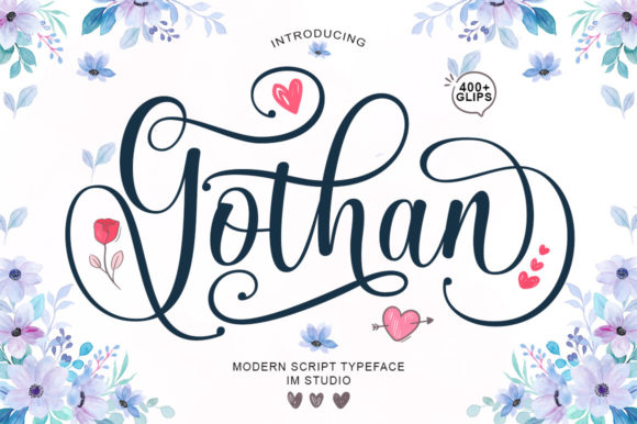 Bring Luxury to Your Designs with Gothan Script