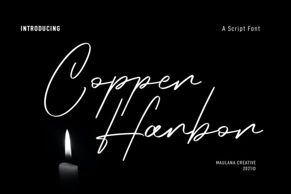 Copper Harbor Script: A Creative Handwritten Font for Modern Design