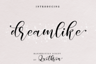 Dreamlike Script: Crafting a Charming and Original Font Experience
