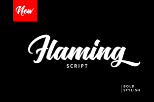 Flaming Script: The Bold Handwritten Font for Impactful Design
