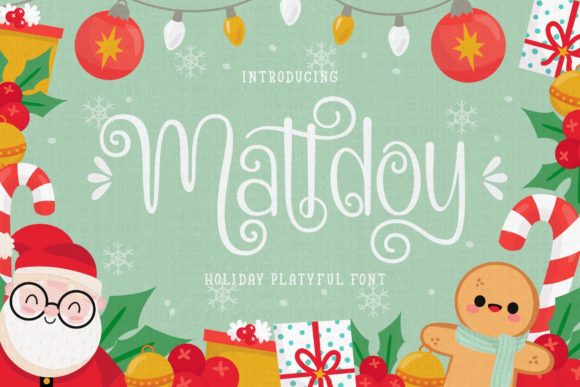 Mattdoy Script: A Sweet Calligraphy Font for Your Designs