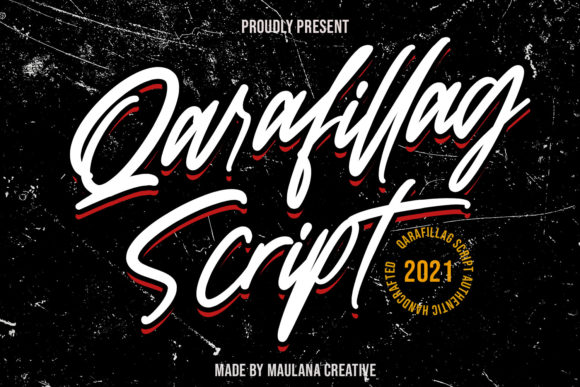 Qarafillag Script: A Handwritten Font with Bold Confidence