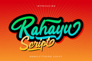 Rahayu Script: The Modern Bold Hand-Lettering Font